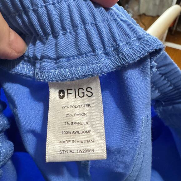 Figs Yola Skinny Scrub Pants in Ceil Blue Size XXS - Picture 8 of 10